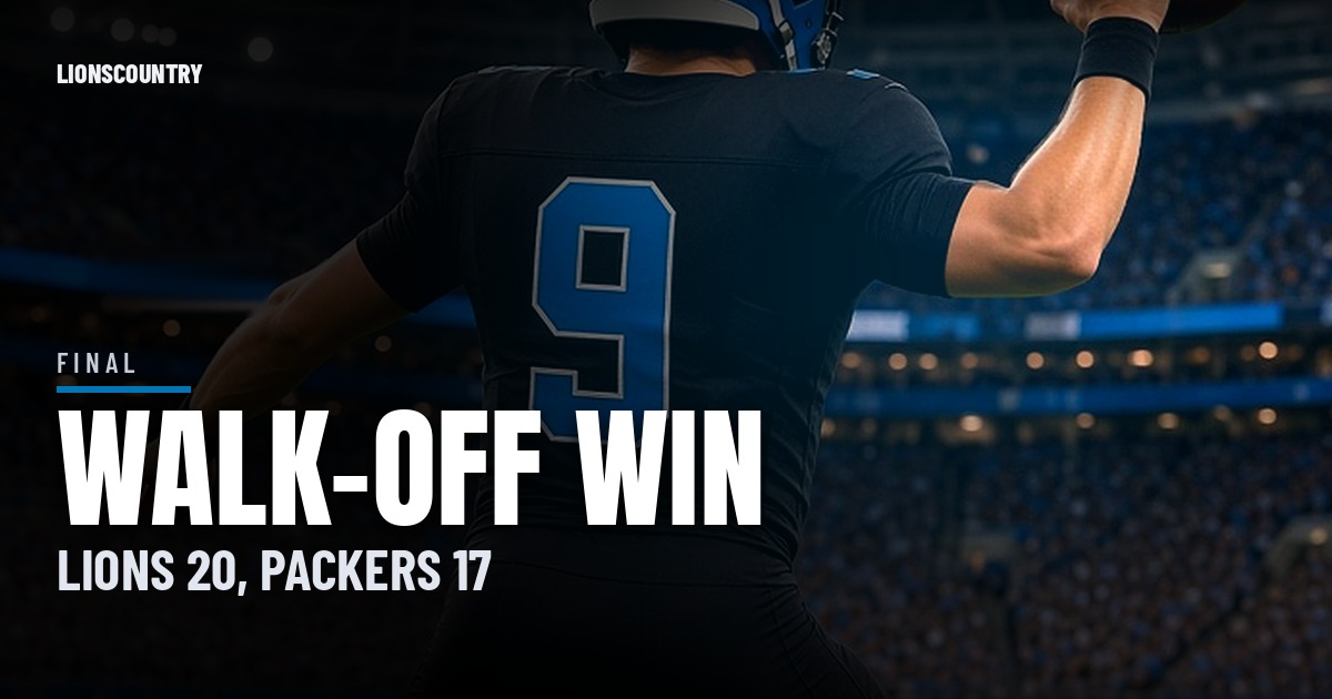 Lions 20, Packers 17: Jake Bates Wins It at the Gun as Amon-Ra St. Brown Goes for 153