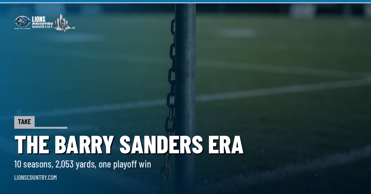 The Barry Sanders Era, Season by Season