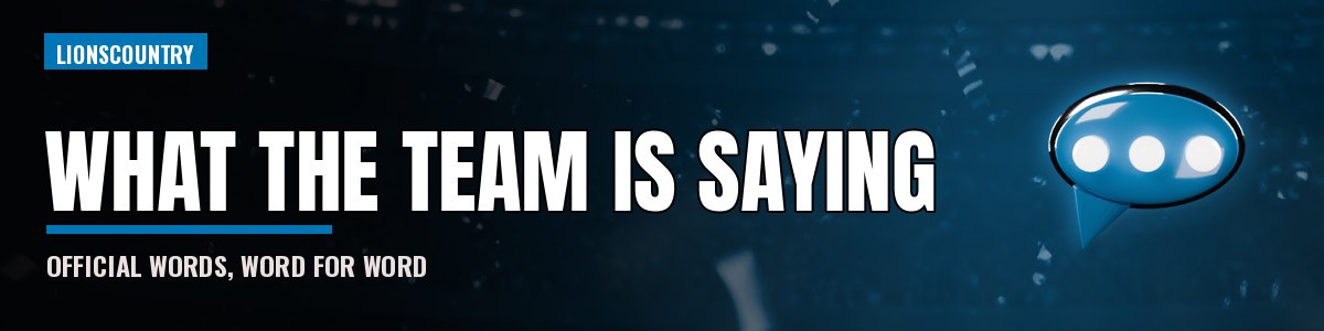 What the Team Is Saying banner